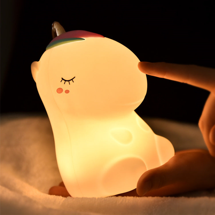 Creative USB Rechargeable Colourful Unicorn Night Light