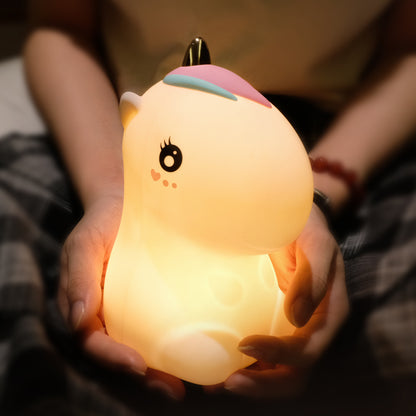 Creative USB Rechargeable Colourful Unicorn Night Light