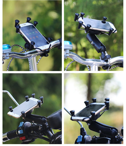 Universal Anti-Theft Phone Holder for Motorcycles &amp; Bikes
