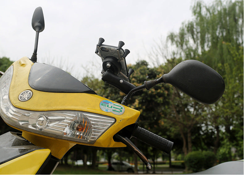 Universal Anti-Theft Phone Holder for Motorcycles &amp; Bikes
