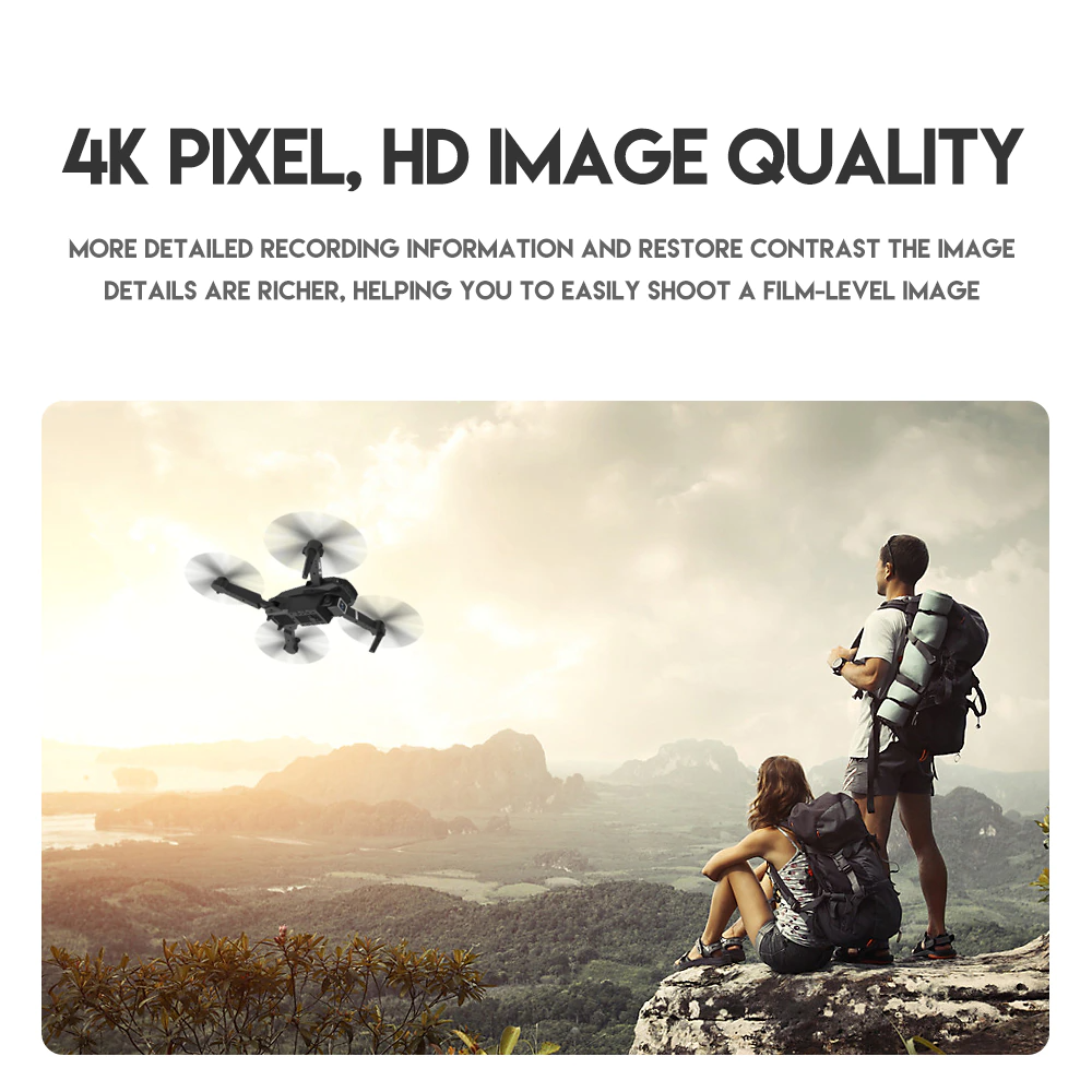 New RC Drone With 4K HD Dual Camera