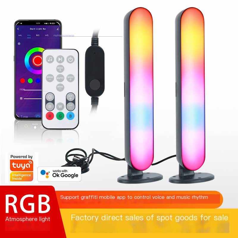 Smart RGBIC LED Music Strip Lights with colorful effects