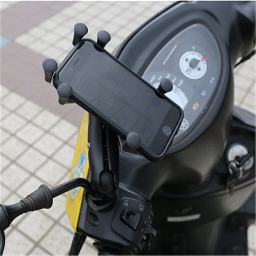 Universal Anti-Theft Phone Holder for Motorcycles &amp; Bikes