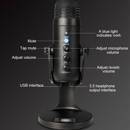 USB Microphone for Mobile Gaming and Live Recording