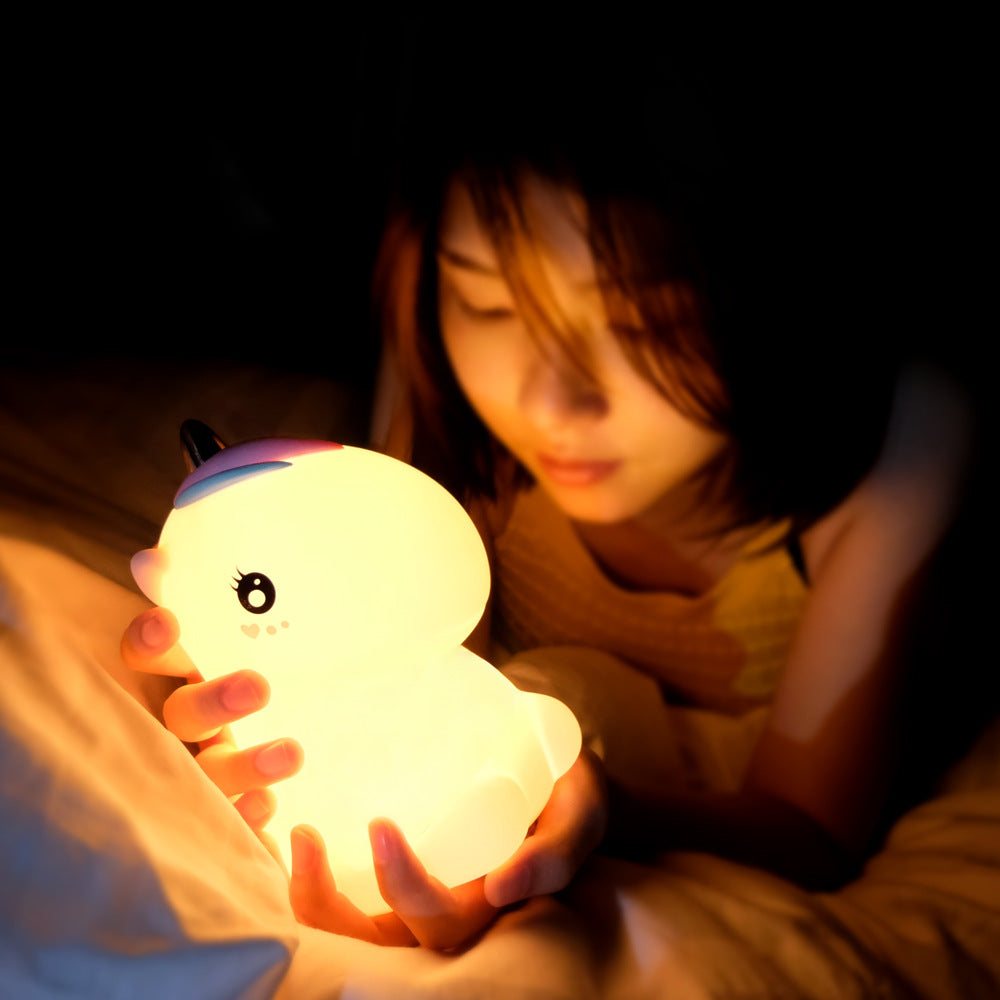 Creative USB Rechargeable Colourful Unicorn Night Light