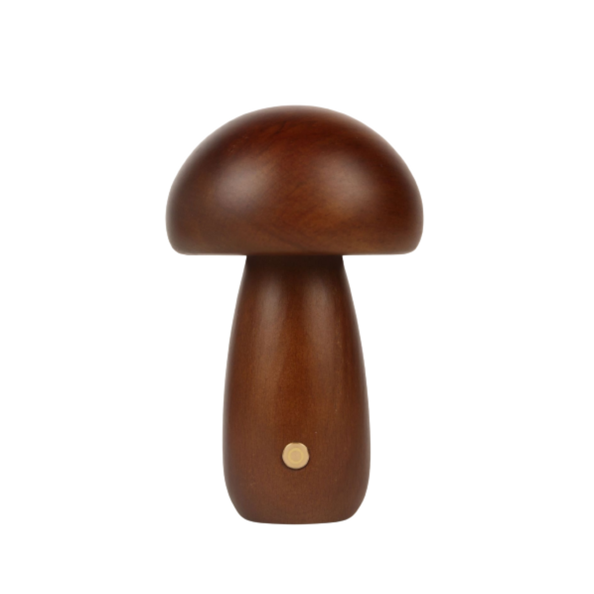 Wooden Mushroom LED Night Light - Rechargeable &amp; Portable