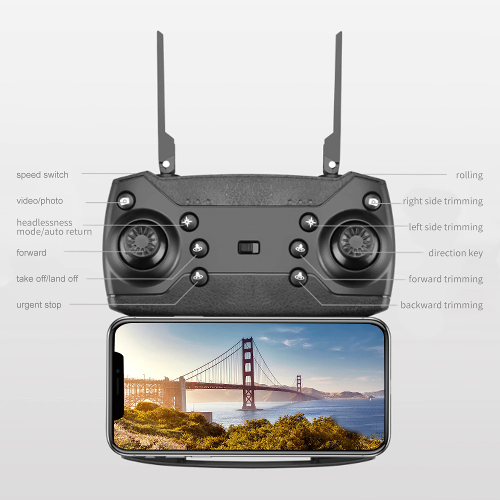 New RC Drone With 4K HD Dual Camera