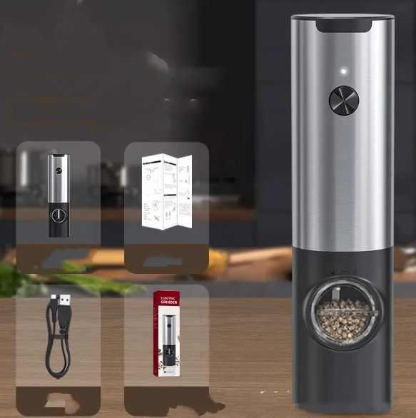 Simple Pepper Grinder with adjustable settings for fresh, flavorful pepper grinding in a sleek, compact design