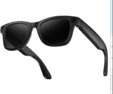 AI camera smart glasses with HD video, anti-shake, voice call, translation, and object recognition features