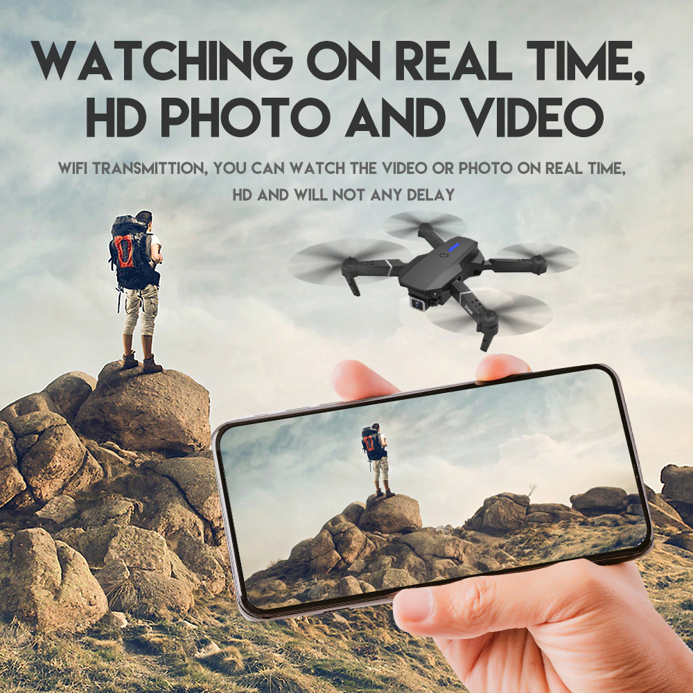 New RC Drone With 4K HD Dual Camera