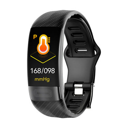 Multifunctional Blood Pressure Meter wristwatch displaying health metrics on a 0.96" TFT HD screen