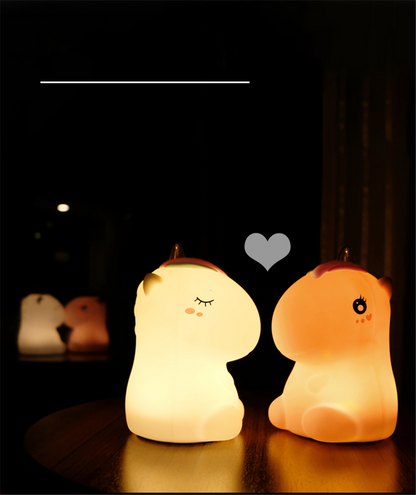 Creative USB Rechargeable Colourful Unicorn Night Light