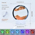 RGB LED Sandscape Table Lamp with Moving, colorful illumination and relaxing sandflow effect.