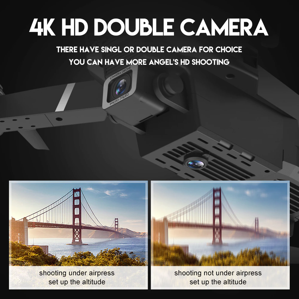 New RC Drone With 4K HD Dual Camera