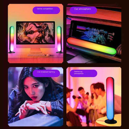 Smart RGBIC LED Music Strip Lights with colorful effects